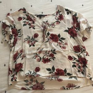 Floral PacSun crop top